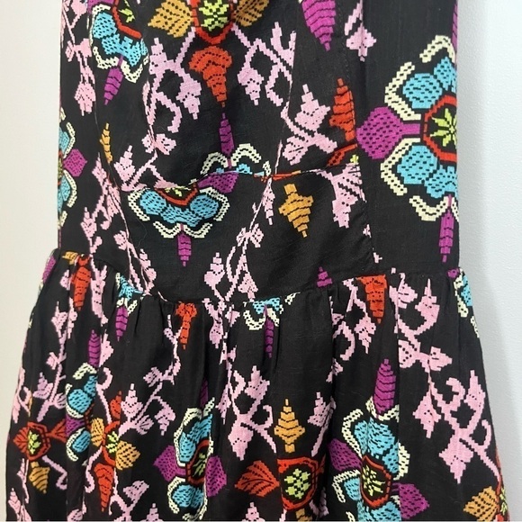Anthropologie Edmé & Esyllte Primula Vintage Silhouette Halter Dress Size 0 - Picture 6 of 16